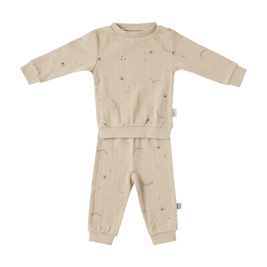Witlof for Kids | Pyjama Urban Taupe 2-delig