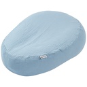 Meyco | Hoes vr Positioneringskussen Pre-Washed Hydrofiel Jeans Blue Relax Cover  