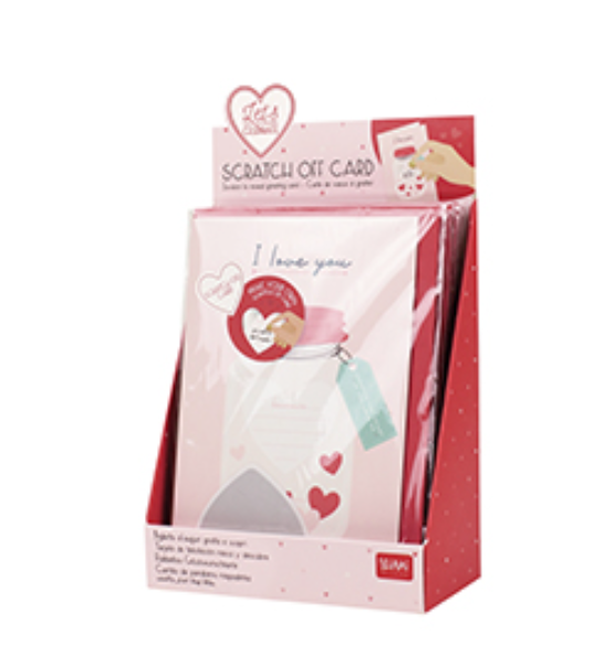Legami | Wenskaart I Love You Scratch Off Card
