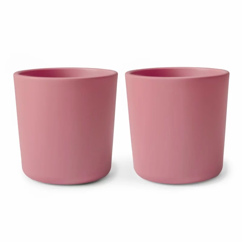Mushie | Drinkbeker Cup Dusty Rose PP Roze 2-pack 