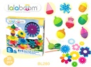 Lalaboom | Educatief Speelgoed Kralenset Met Bloemen 25-delig