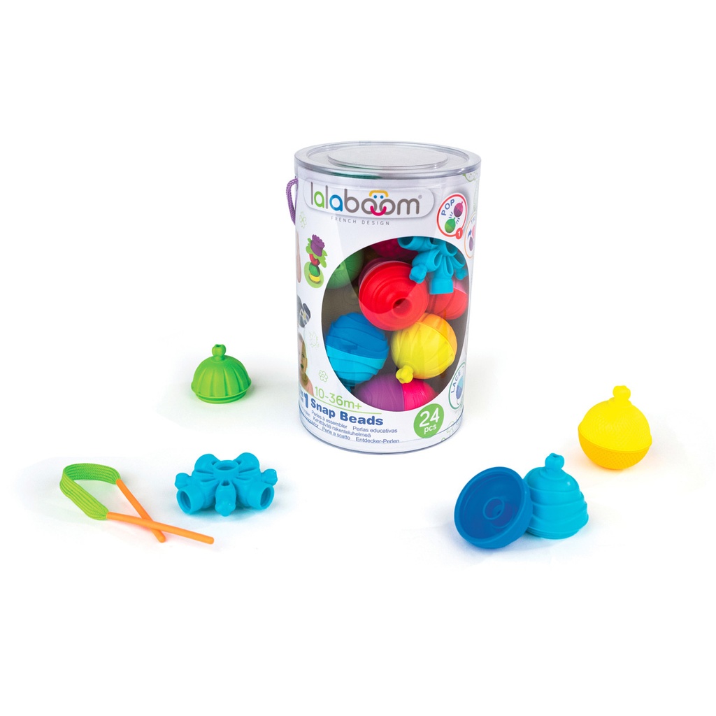 Lalaboom | Educatief Speelgoed Kralen en Accessoires 24pcs