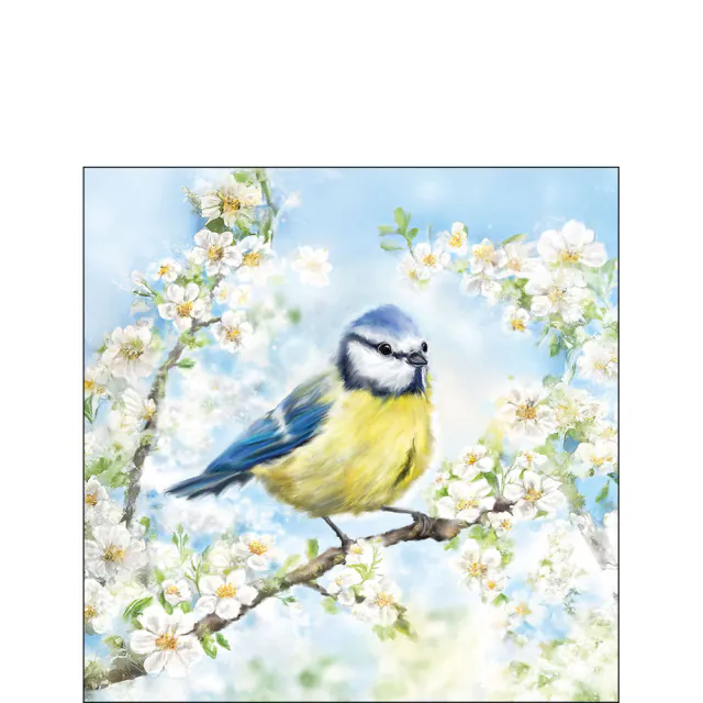 Ambiente | Servetten Blossom Time 3-laags 100%FSC 25x25cm 20-pack