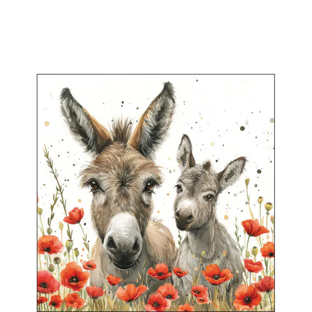 Ambiente | Servetten Lilly & Lou 3-laags 100%FSC 25x25cm 20-pack