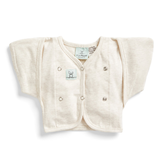 ErgoPouch | Inbakeren Cocoon Butterfly Cardi vr Swaddle Bag Oatmeal Marie 0.2TOG 2-6M