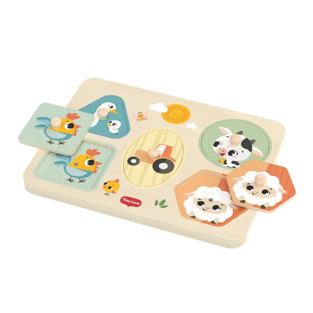 Tiny Love | Puzzel Farmers Funday My First Sound Puzzle Boerderijprint