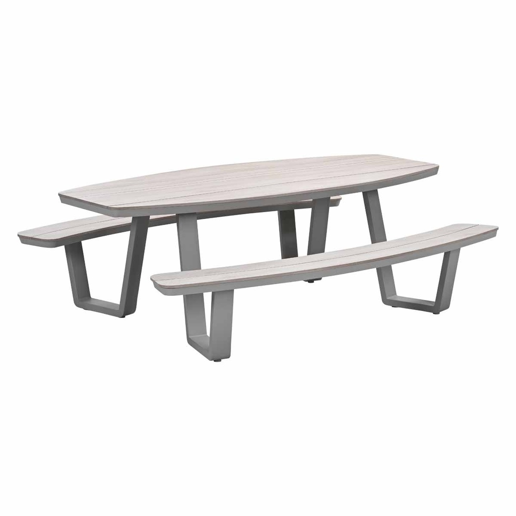 Garden Imp. | Tuinset Bell Picknick Set Ovaal 220x193x75cm