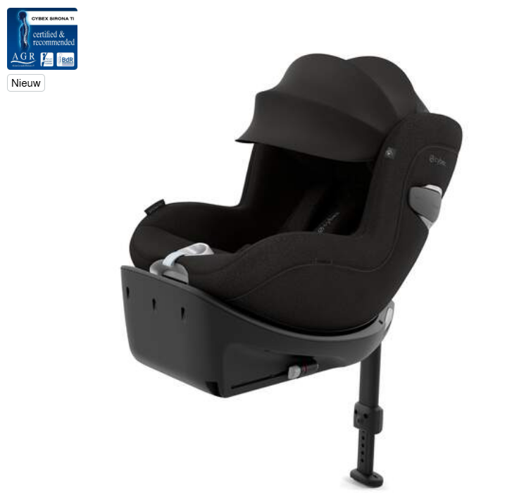 Cybex | Autostoel Sirona Ti Plus Sepia Black Gr 0/1
