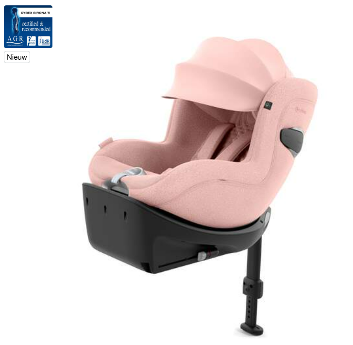 Cybex | Autostoel Sirona Ti Plus Peach Pink Gr 0/1