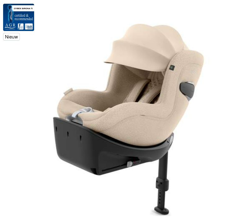 Cybex | Autostoel Sirona Ti Plus Cozy Beige Gr 0/1
