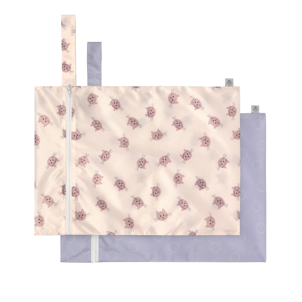 Laessig | Opberger Tiny Team Cat Wet Bag Opbergzak Waterdicht 2-pack