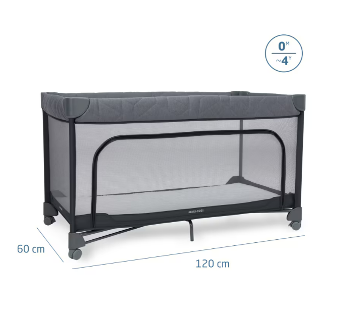 Maxi Cosi | Reisbed Merlin One Hand Foldable Elegance Graphite