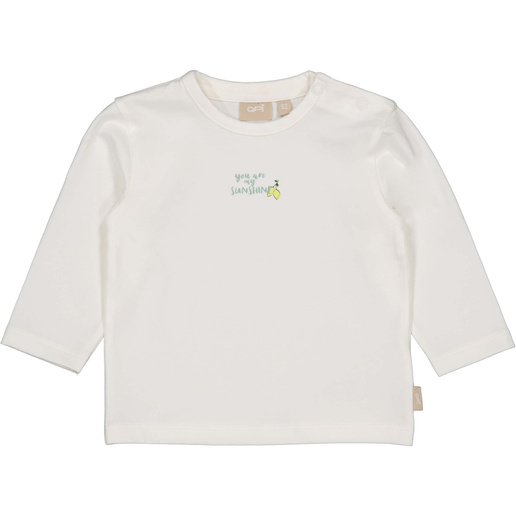 QPI | T-shirt Boys Leo Longsleeve Snow White