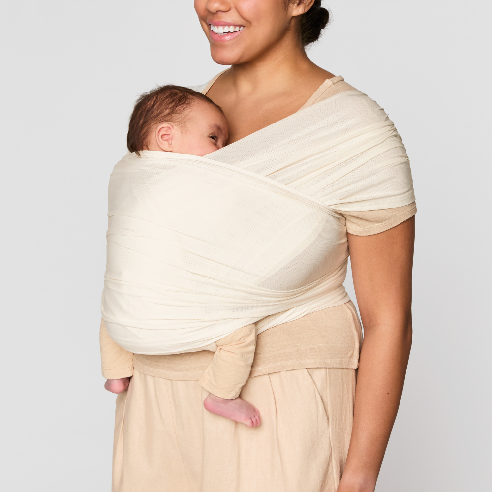 Ergobaby | Draagdoek Aura Sustainable Mesh Creme