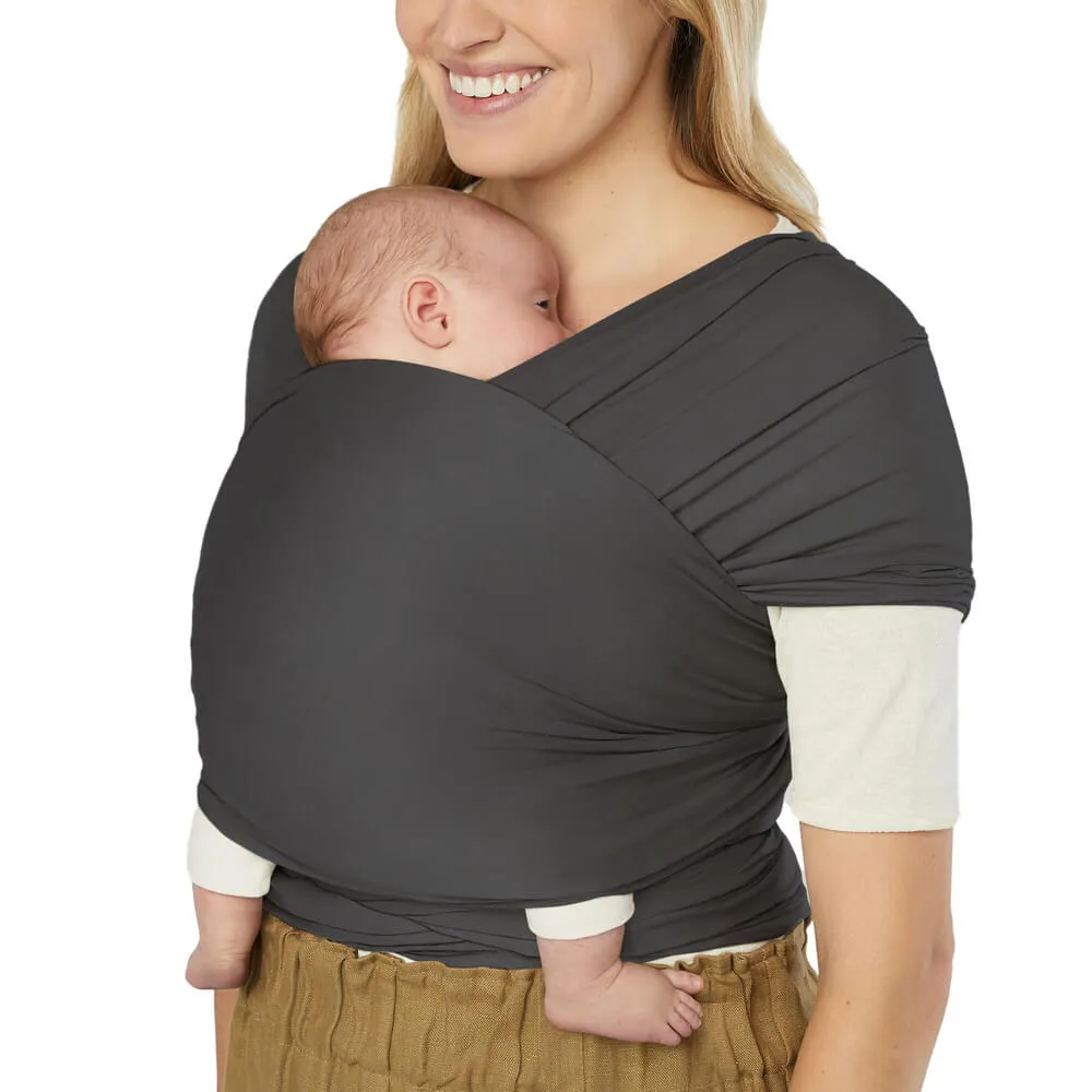 Ergobaby | Draagdoek Aura Sustainable Knit Soft Black