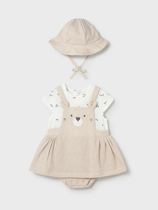 Mayoral | Outfit Girls Layette Wheat 2-delig