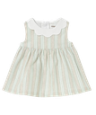 Mayoral | Jurk Girls Layette Stripes Aqua