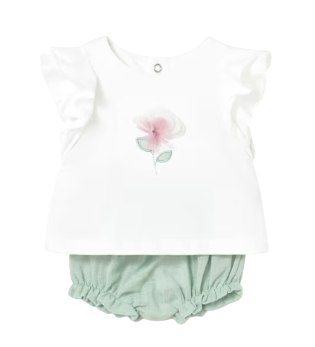 Mayoral | Outfit Girls Layette Aqua 2-delig