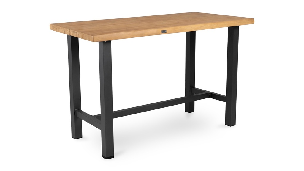 Tierra | Tuintafel Teak Bar Table Charcoal 150x80cm