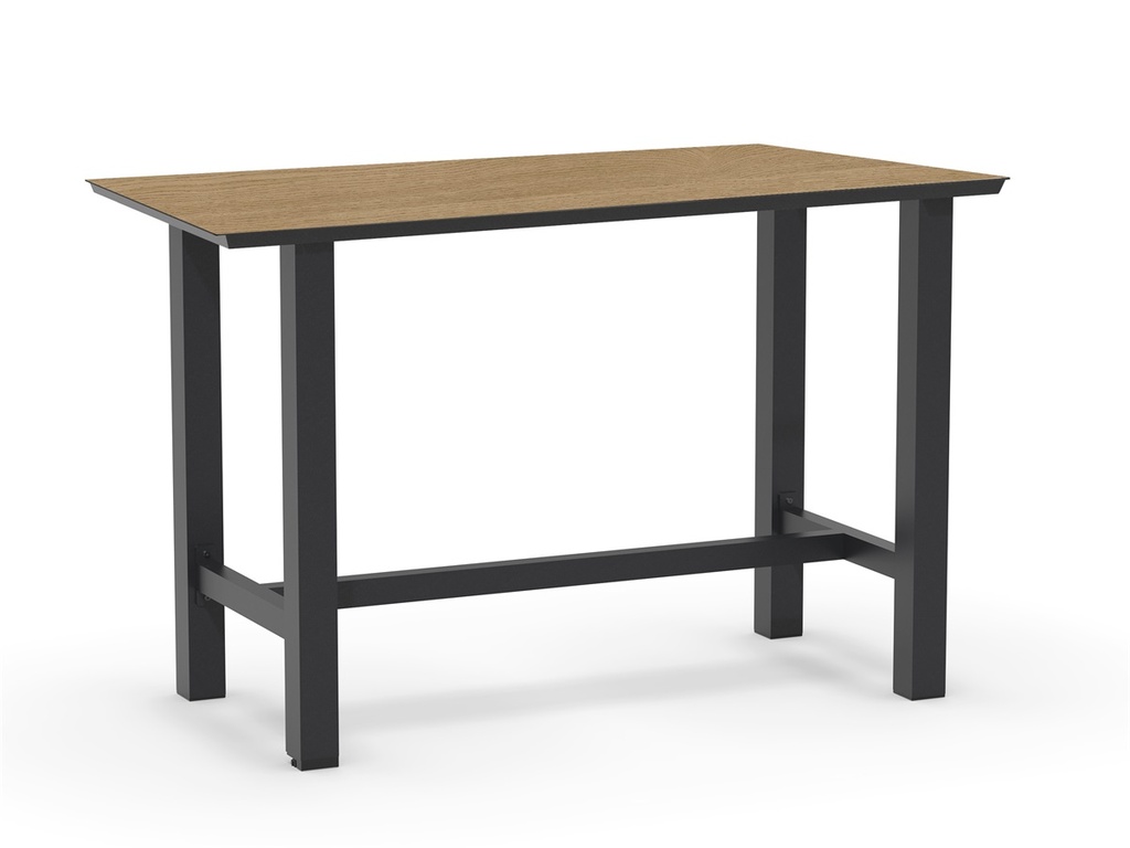 Tierra | Tuintafel Trespa Bergamo Bar Table Charcoal 150x80cm