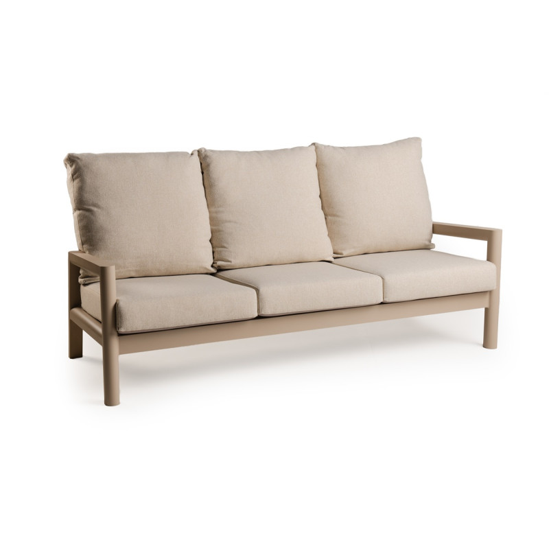 Tierra | Lounge Sevilla Bench 3-Seater Champagne 