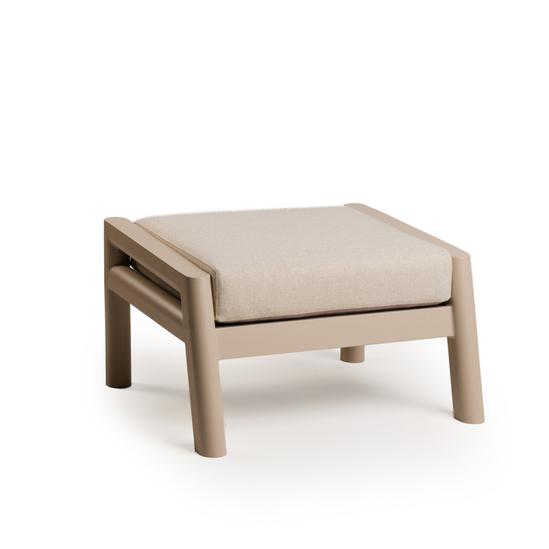 Tierra | Lounge Voetenbank Sevilla Hocker Champagne 