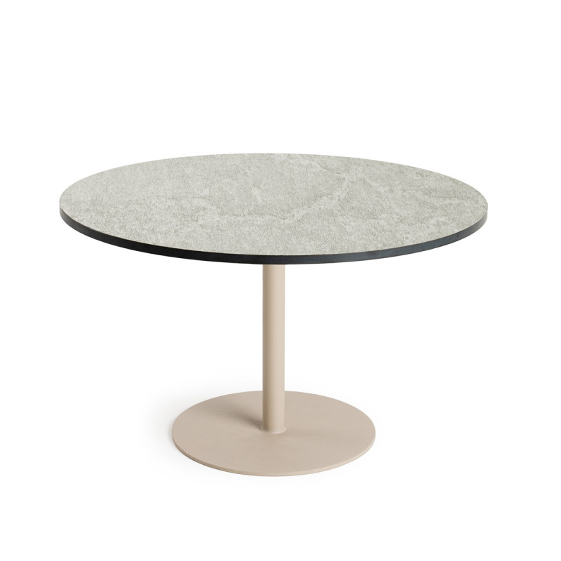 Tierra | Tuintafel Trespa  Ophira Solea Coffee Table Round Large Champagne 