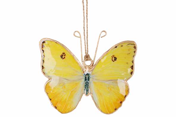 Cosy & Trendy | Hangfiguur Vlinder Vintage 10x0,5x8cm