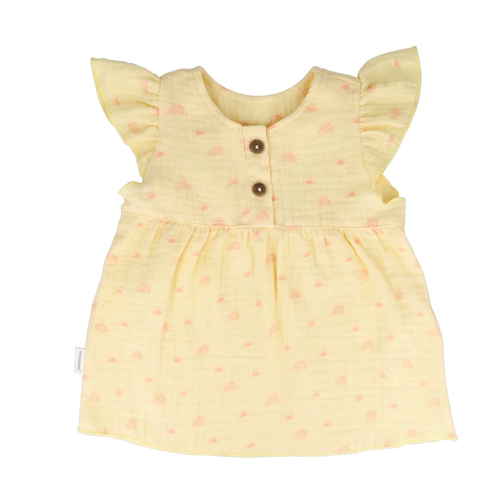 Maximo | T-shirt Girls Muslin Narzisse-Sonne 