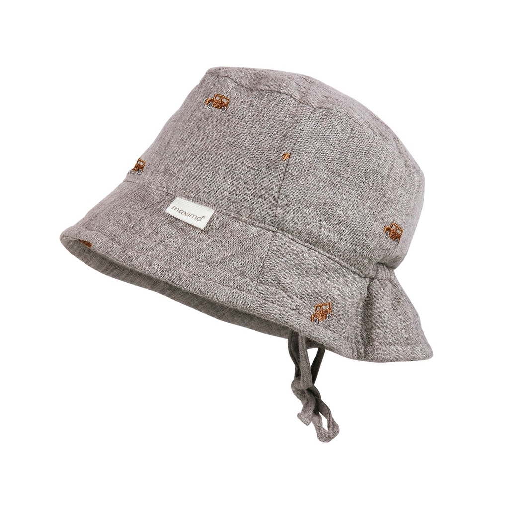 Maximo | Zonnehoedje Muslin Graumeliert-Auto 