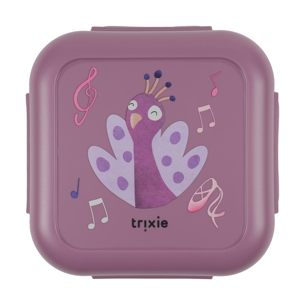 Trixie | Bewaarpotje Mrs Peacock Ballerina Snackbox 13x13x7cm