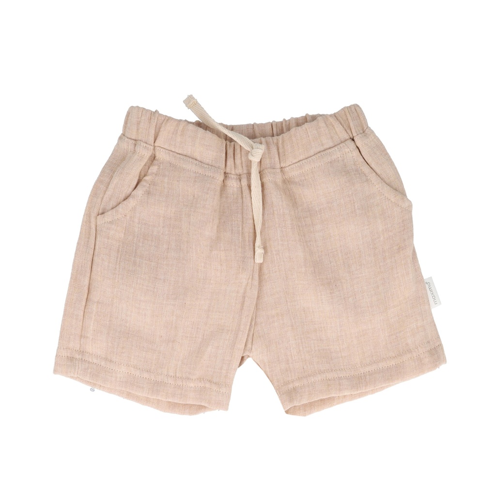Maximo | Short Boys Muslin Beigemeliert 