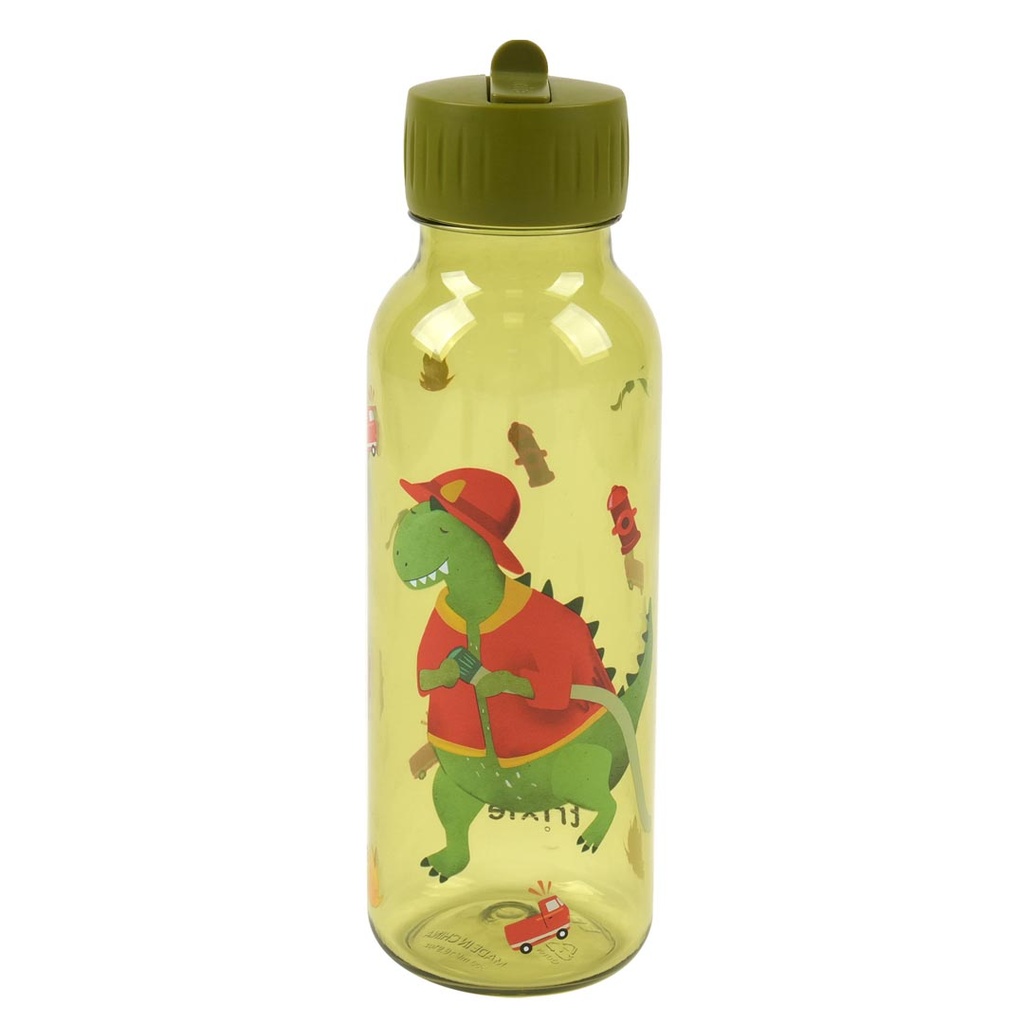 Trixie | Drinkfles Mr. Dino Fireman Tritan Groen 500ml
