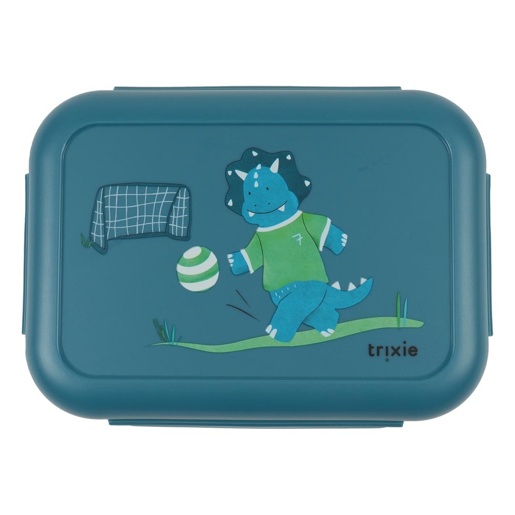 Trixie | Brooddoos Mr Triceratops Ballplayer Blauw 13x18x7cm
