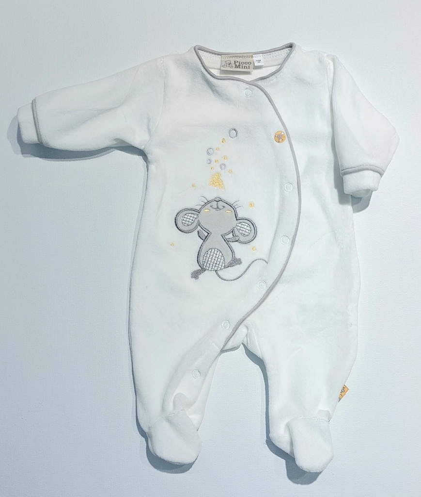 Picco Mini | Pyjama Muis Off White