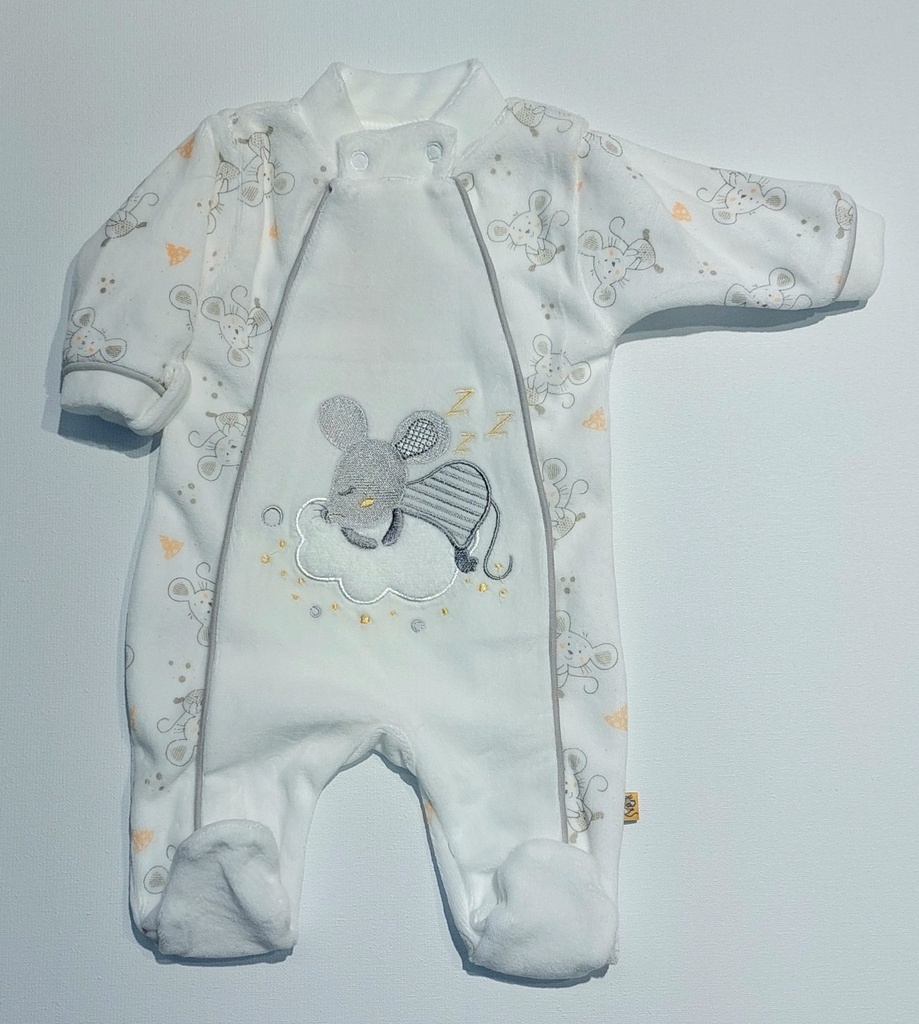 Picco Mini | Pyjama Muis AOP Off White