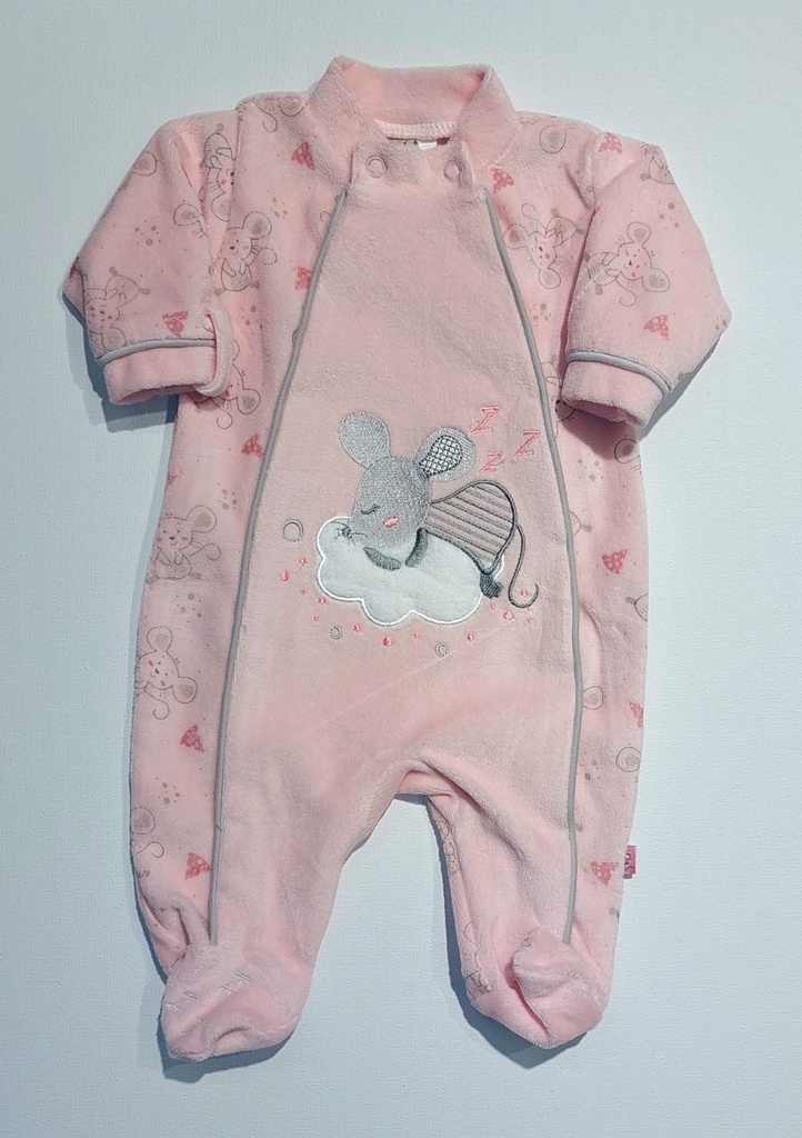 Picco Mini | Pyjama Muis AOP Roze