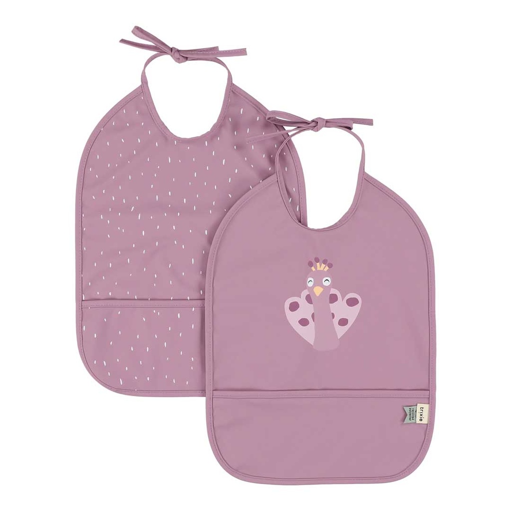 Trixie | Slabbetje Mrs Peacock Waterproof 2-pack 