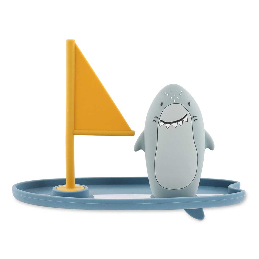 Trixie | Badspeelgoed Mr. Shark Surfplank Grijs/Blauw