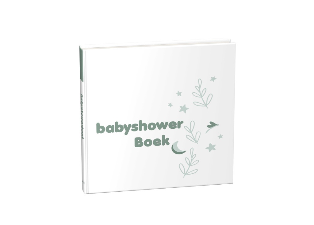 Jep Kids | Boek Babyshower Wit/Groen