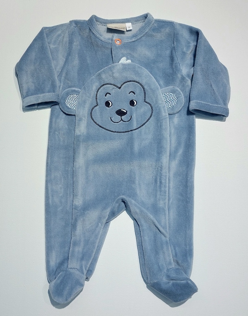 Picco Mini | Pyjama Aap Blauw