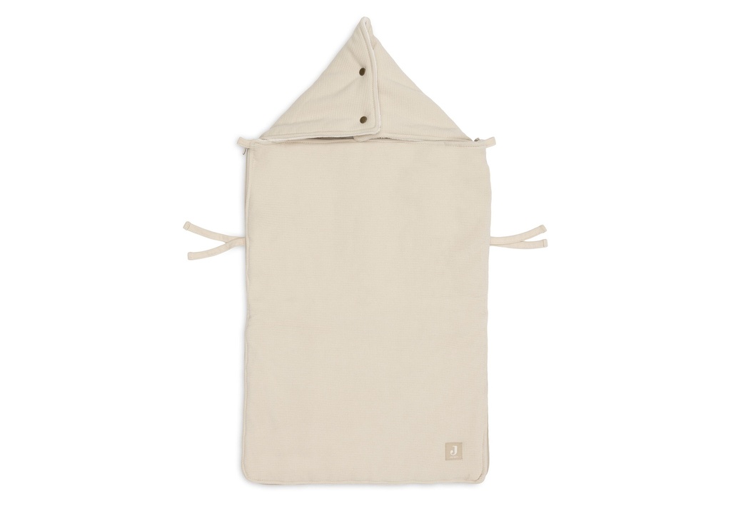 Jollein | Voetenzak Little Waffle Sand vr Autostoel Groep 0+