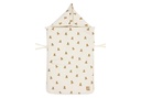 Jollein | Voetenzak Group 0+ 3/5punts Gordel Mini Teddy Bear Waffle Ecru/Bruin