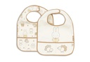 Jollein | Slabbetje Miffy Family Farm Waterproof Velcrosluiting 2-pack