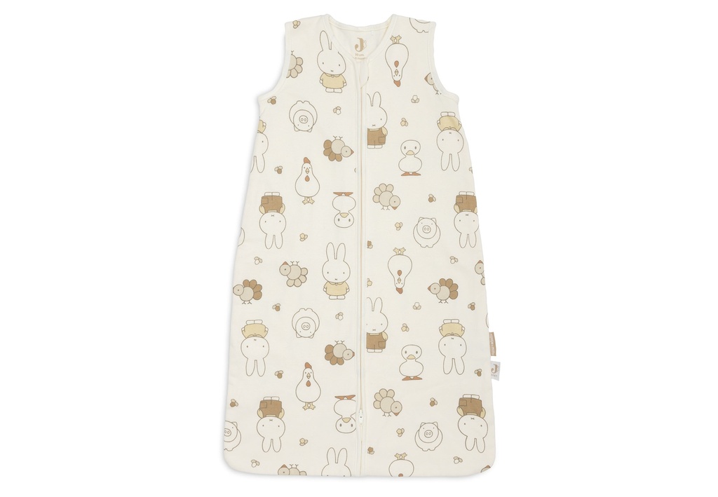 Jollein | Slaapzak Miffy Family Farm Jersey 0.5TOG Ecru/Bruin 90cm