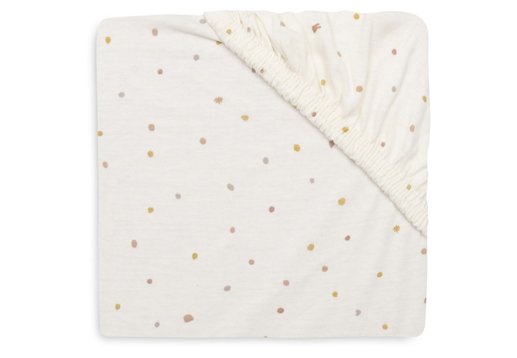 Jollein | Hoeslaken Kangaroots Dusty Dot Jersey 60x120cm