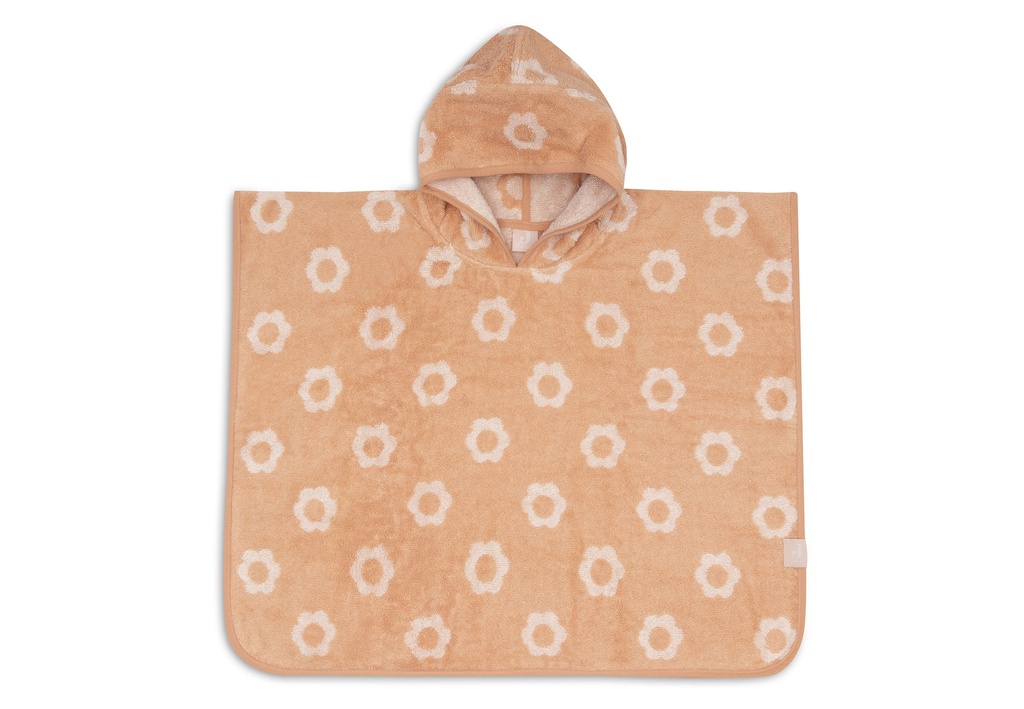Jollein | Poncho Flower Reversible Badstof Jacquard