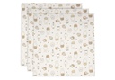 Jollein | Tetra Doek Miffy Family Farm 70x70cm 3-pack