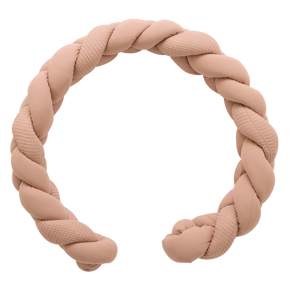 BB&Co | Parkbumper Vlecht Mix & Match Multifunctioneel Mocha 200cm