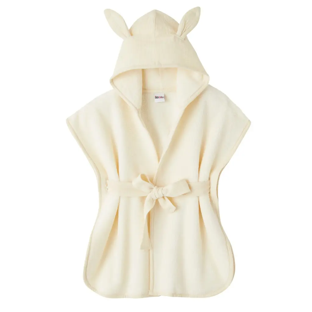 BB&Co | Badjas Bambou Mousse De Lait 0-2Y
